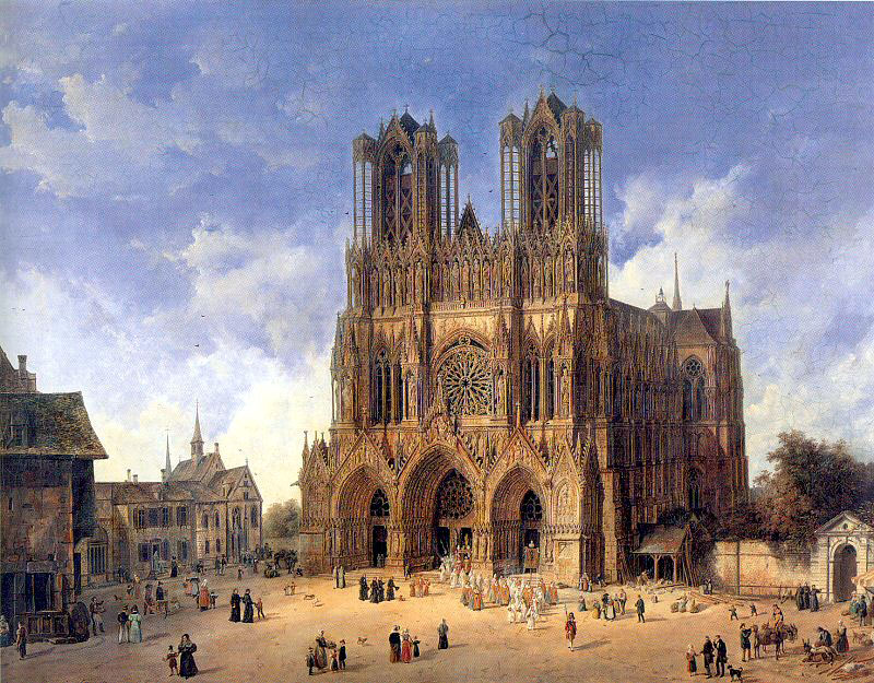 Domenico Quaglio Die Kathedrale Reims